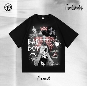 Timibanks 'Bad Boy' Black Tee